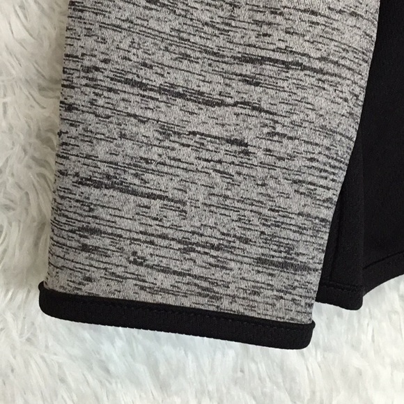 Made for Life Petite Full Length Zipper Heather Gray and Black Active Jacket - Picture 9 of 11